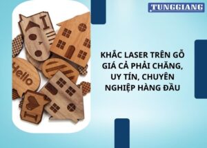 Khắc laser trên gỗ