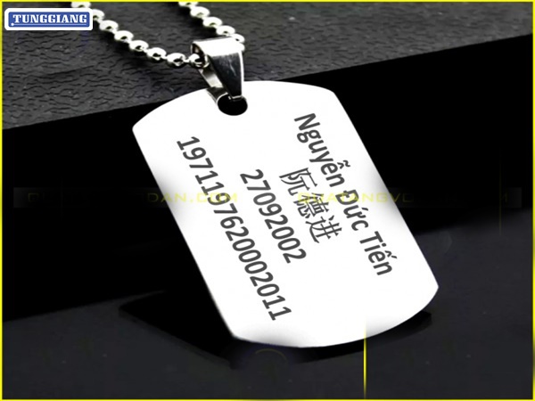 Khắc Laser Dogtag