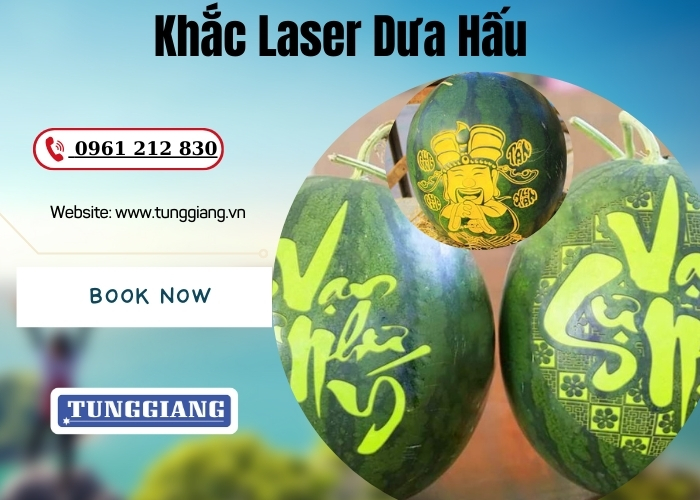 Khắc Laser Dưa Hấu