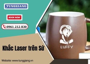 Khắc Laser trên Sứ