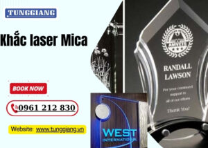 Khắc laser Mica
