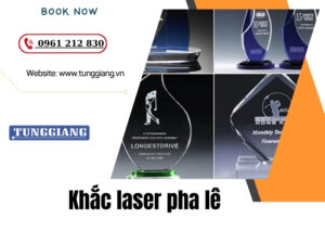 Khắc laser pha lê