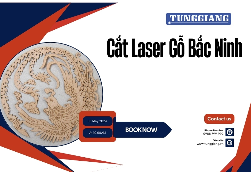 cắt laser gỗ bắc ninh