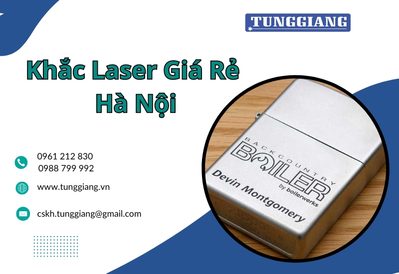 khắc laser giá rẻ hà nội
