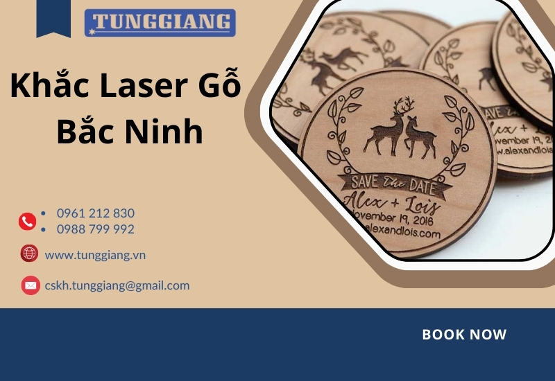 khắc laser gỗ bắc ninh 