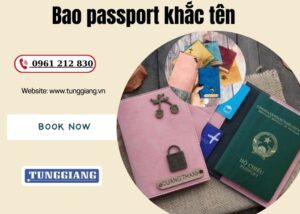Bao passport khắc tên
