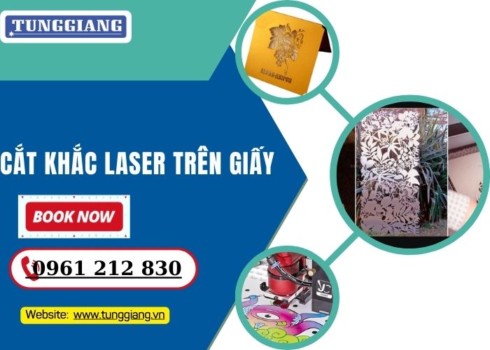Cắt Khắc Laser Trên Giấy
