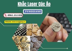 Khắc Laser Cúc Áo