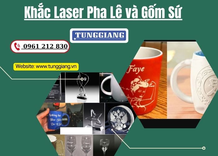 Khắc Laser Pha Lê và Gốm Sứ