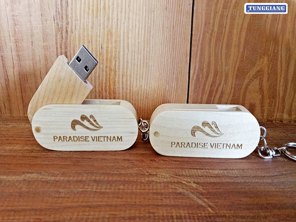 Khắc USB Gỗ