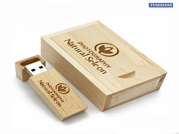 Khắc USB Gỗ