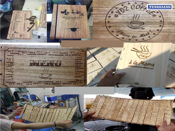 Khắc chữ thư pháp trên gỗ