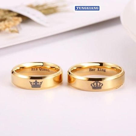 Khắc tên lên nhẫn cưới