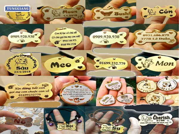 Thẻ tên thú cưng
