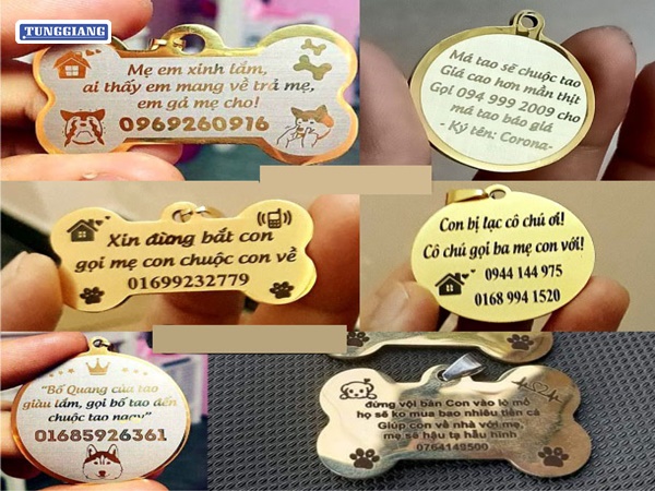 Thẻ tên thú cưng