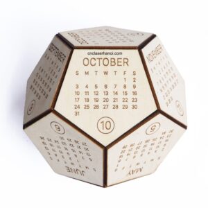 Nhận Làm Lịch Gỗ Khắc Laser Để Bàn, Treo Tường Giá Rẻ